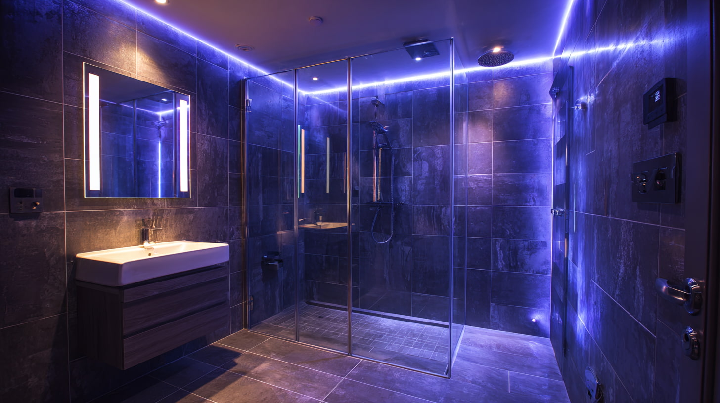 Clean, dry under-sink cabinet after a leak repair.