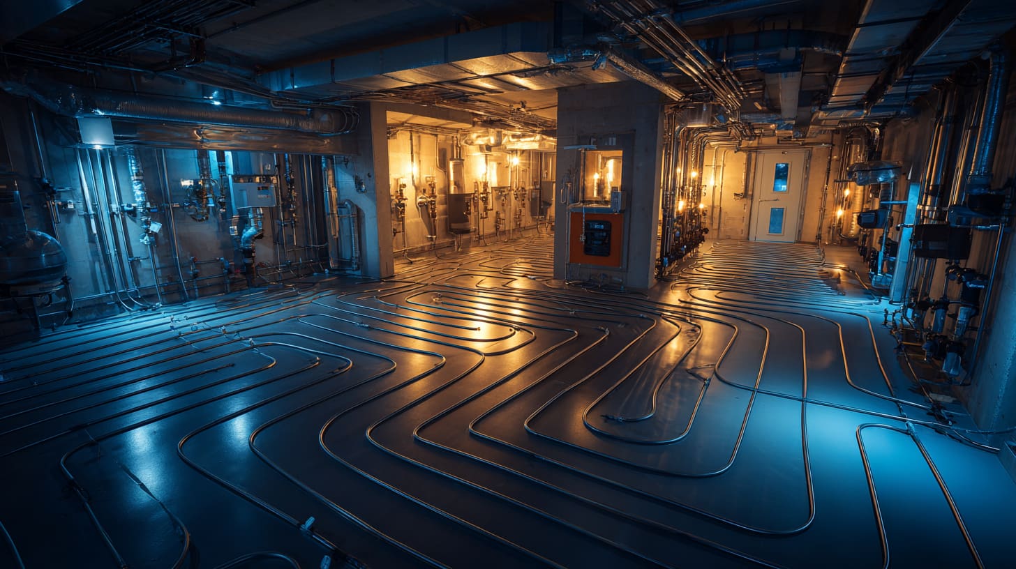 Inside a toilet cistern with a repaired flush mechanism.