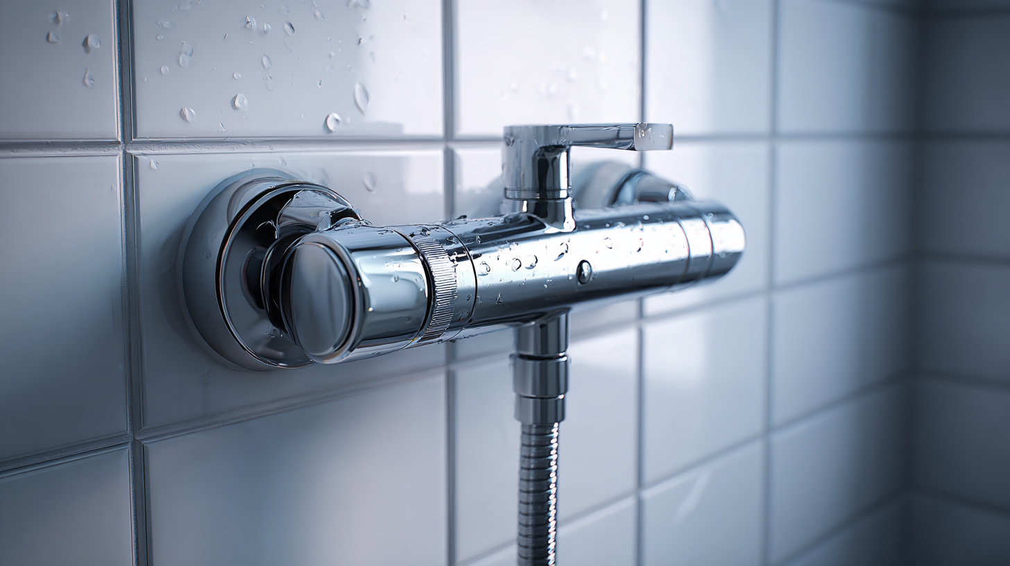 Gloved hands tightening a repair clamp on copper pipework in a clean under-sink space.