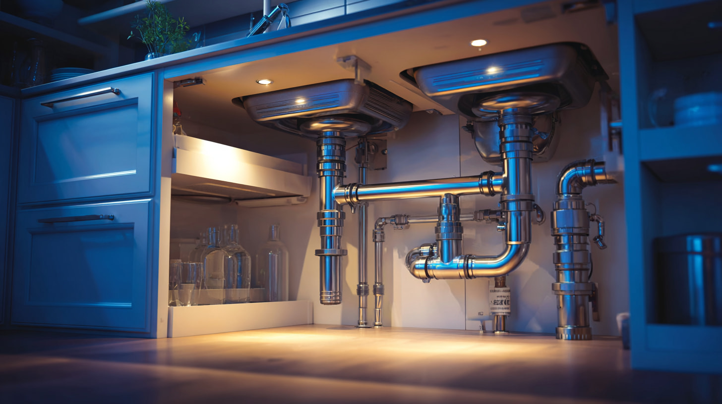 Close-up of a pressure gauge and valves in a domestic utility cupboard, with a hand adjusting a valve.